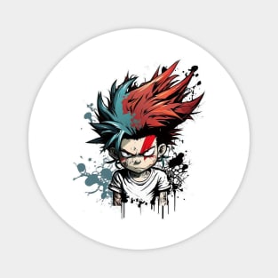 red-haired punk anime boy Magnet